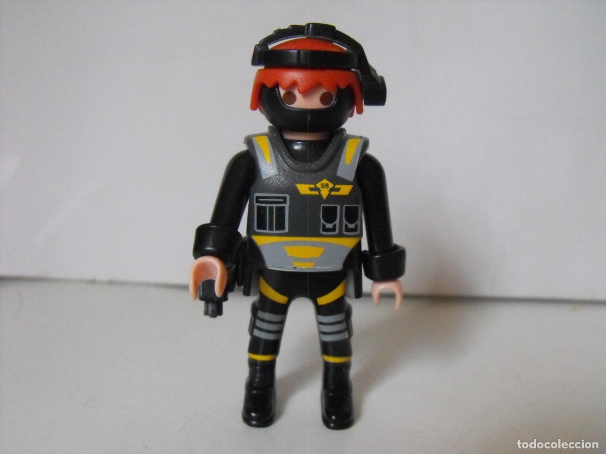 Playmobil: PLAYMOBIL. Figura de policia fuerzas especiales.