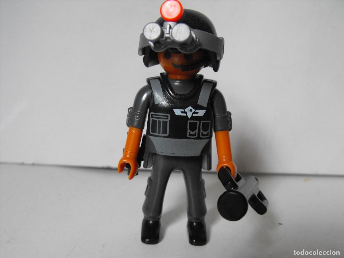 Playmobil: PLAYMOBIL. Figura de policia fuerzas especiales.