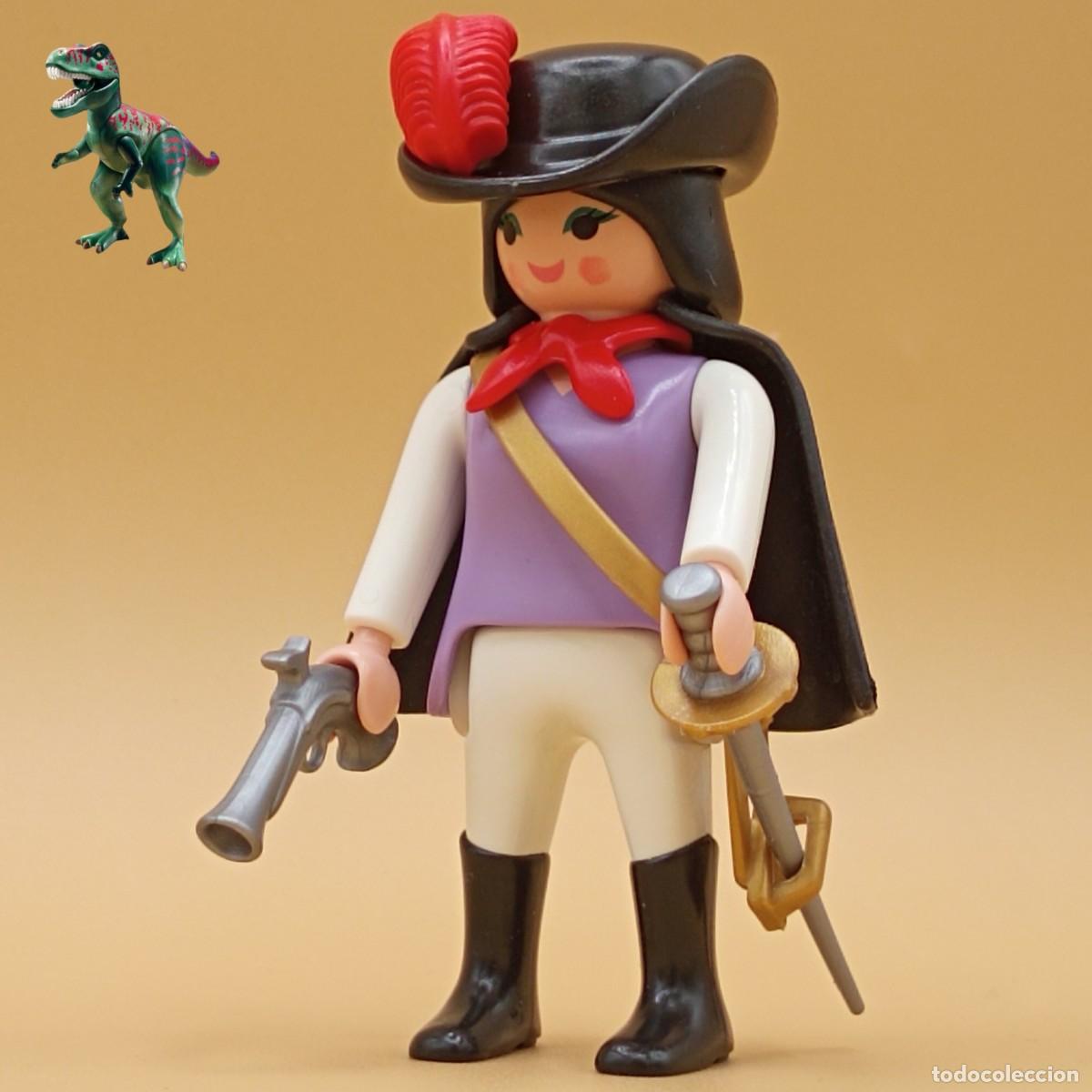 Playmobil: Playmobil figura mujer mosquetera espadachin duelista marinera capitana pirata