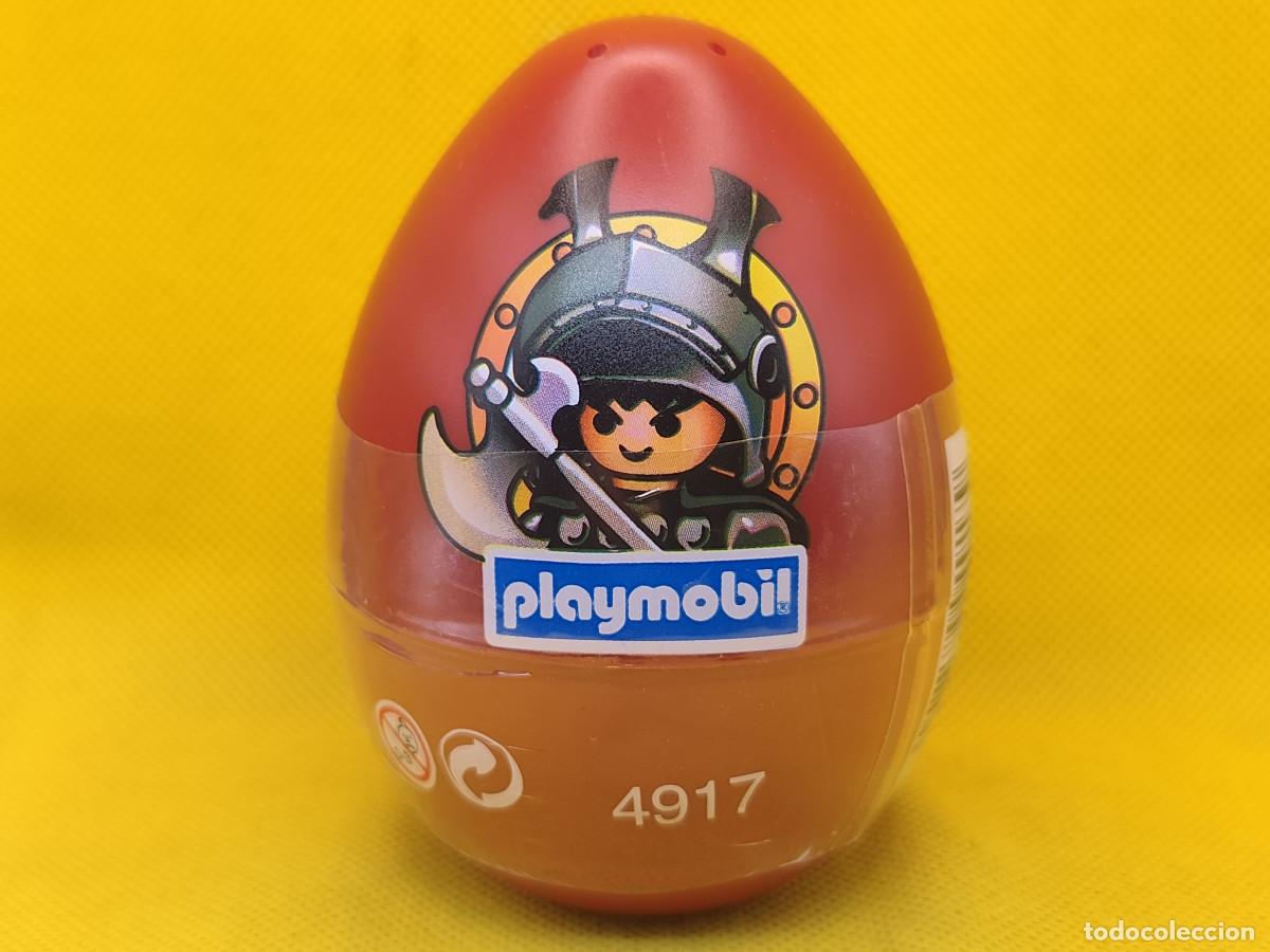 Playmobil: Playmobil Caballero negro medieval en Huevo REF 4917