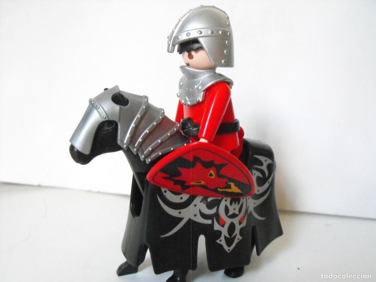 Playmobil: PLAYMOBIL. Soldado guerrero medieval caballo.