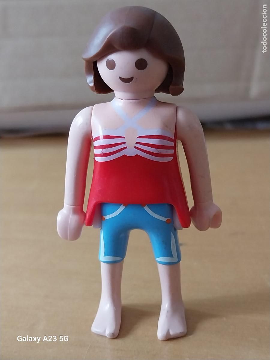Playmobil: PLAYMOBIL MUJER BA&Ntilde;ADOR PANTALON PIRATA JUGADA ORGINAL **