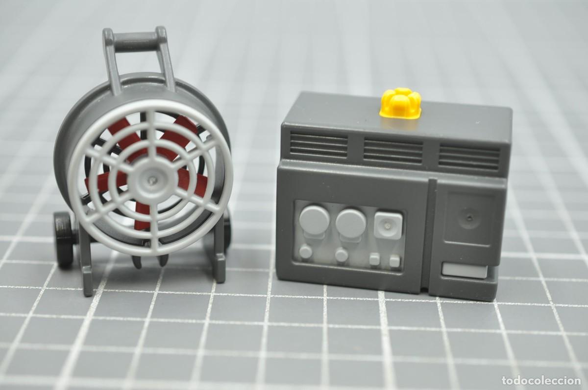 Playmobil: wsk103 Playmobil, ventilador y compresor camion bomberos