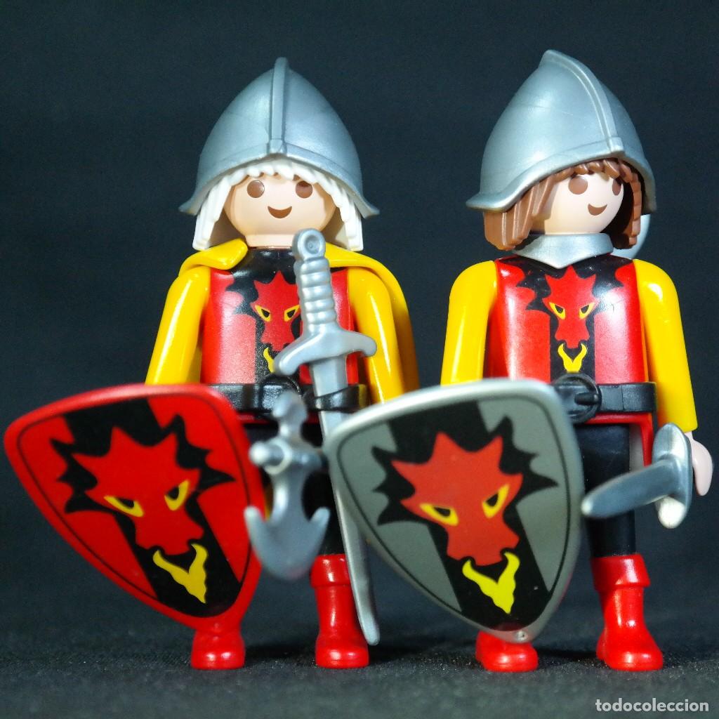 Playmobil: Playmobil dos caballeros medievales dragon ☼