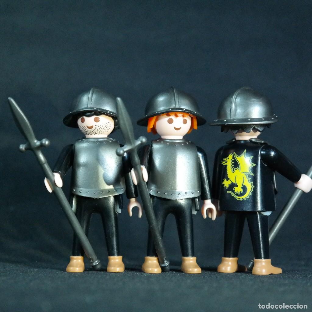 Playmobil: Playmobil tres caballeros medievales ☼