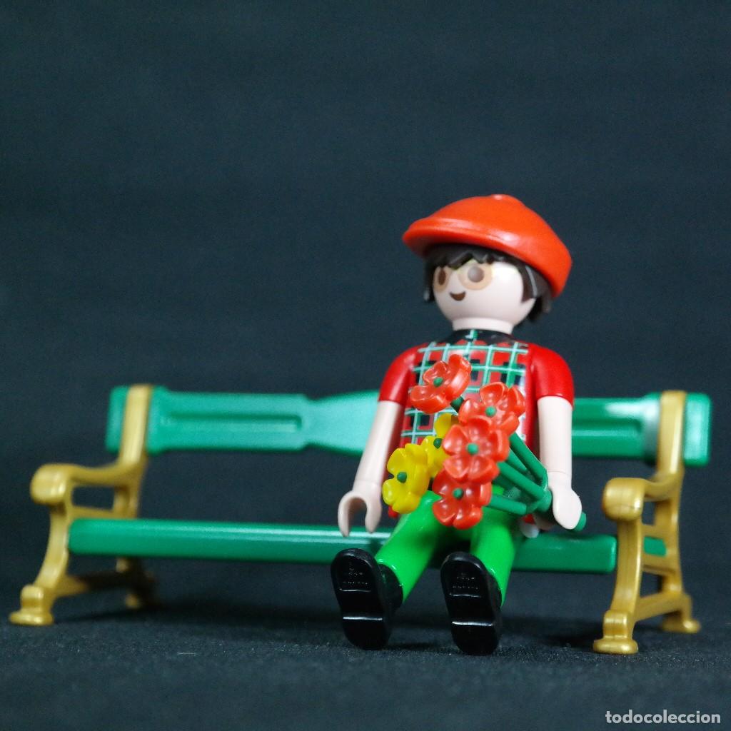 Playmobil: Playmobil banco con figura ☼