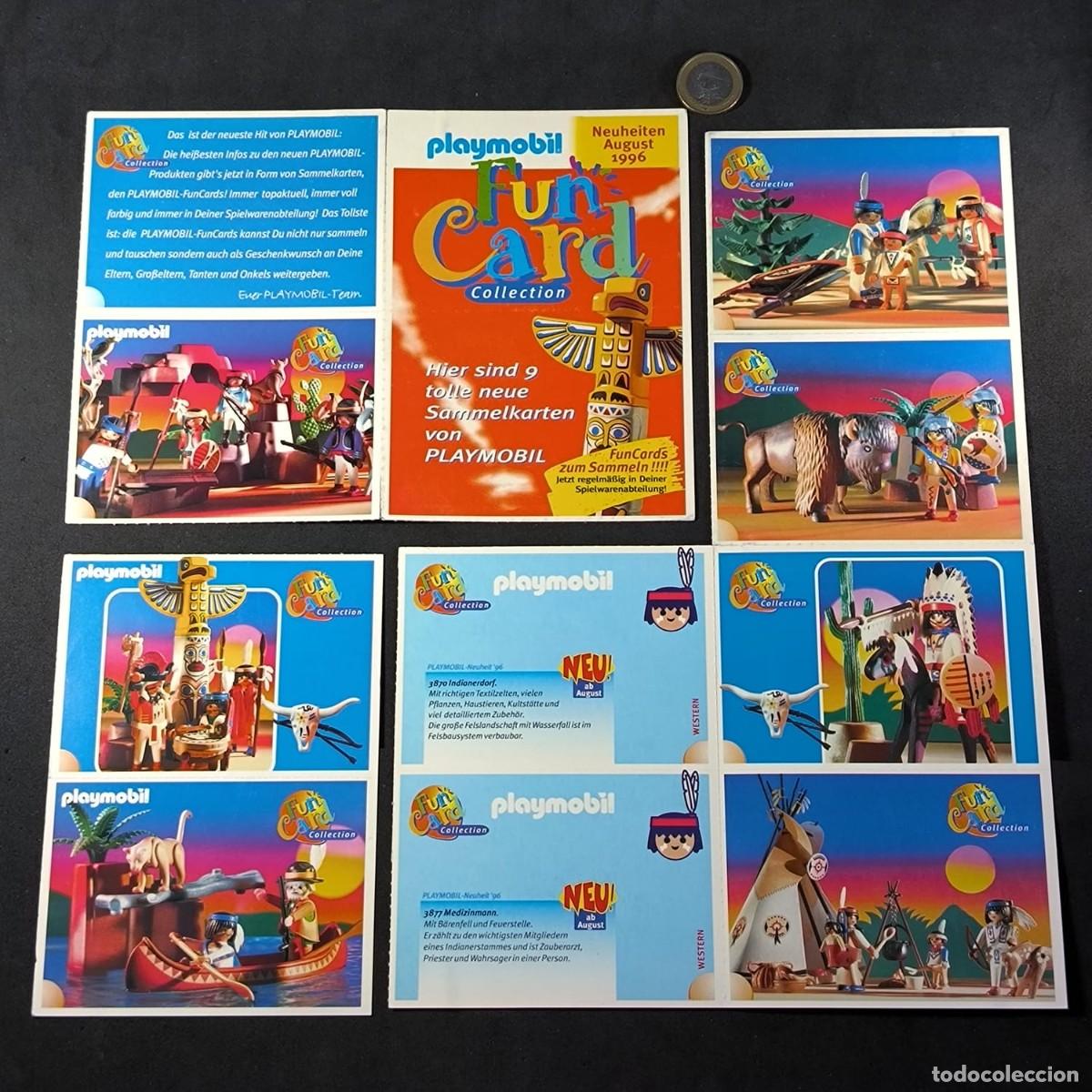 Playmobil: Playmobil tarjetas a&ntilde;o 1996 ☼