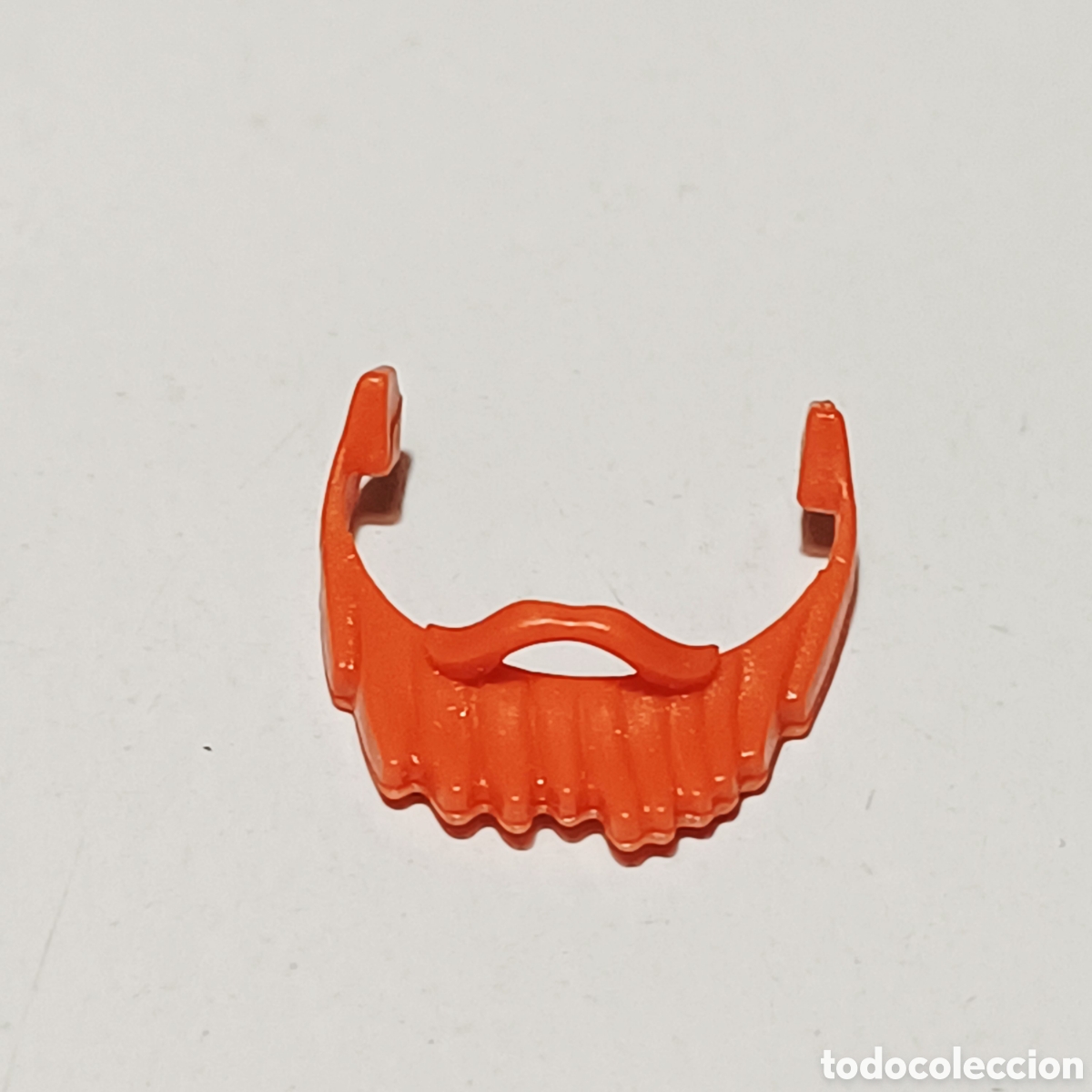 Playmobil: Pieza playmobil barba pelirroja marron con bigote