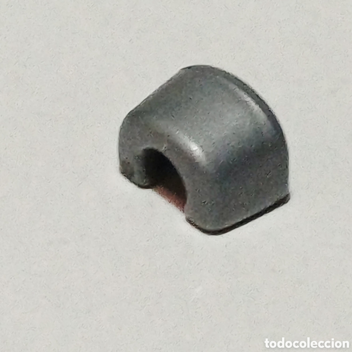 Playmobil: Pieza playmobil pu&ntilde;o manguito corto gris metalizado