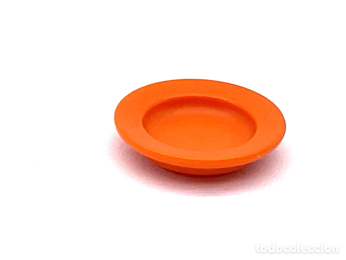 Playmobil: ACCESORIO PLAYMOBIL. PLATO COLOR NARANJA.