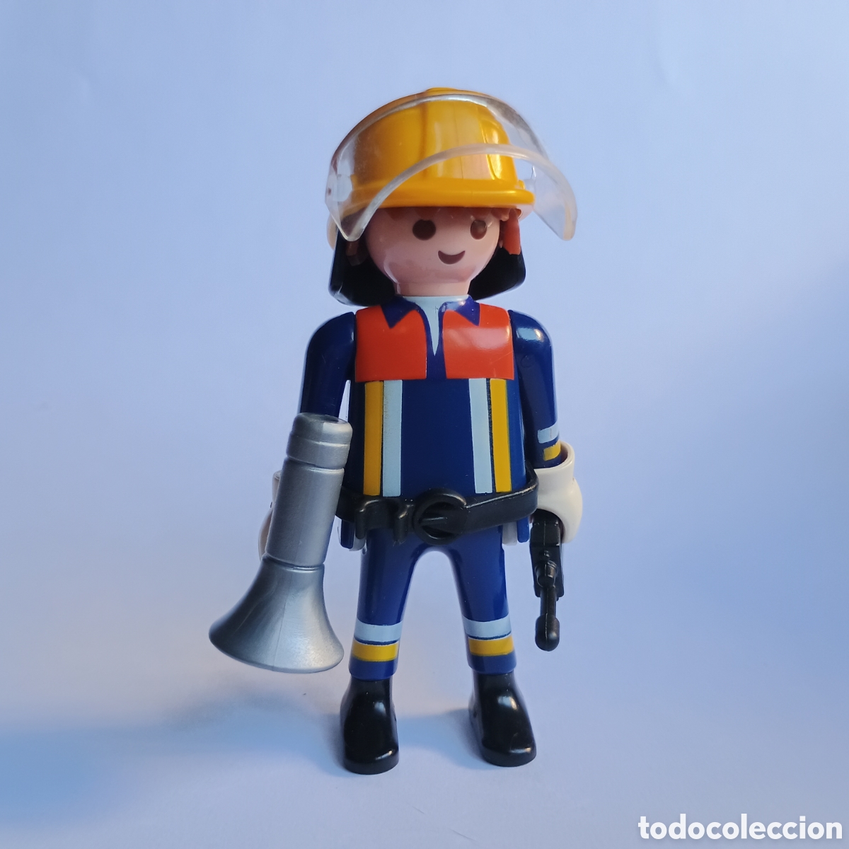 Playmobil: Playmobil figura bombero con accesorios