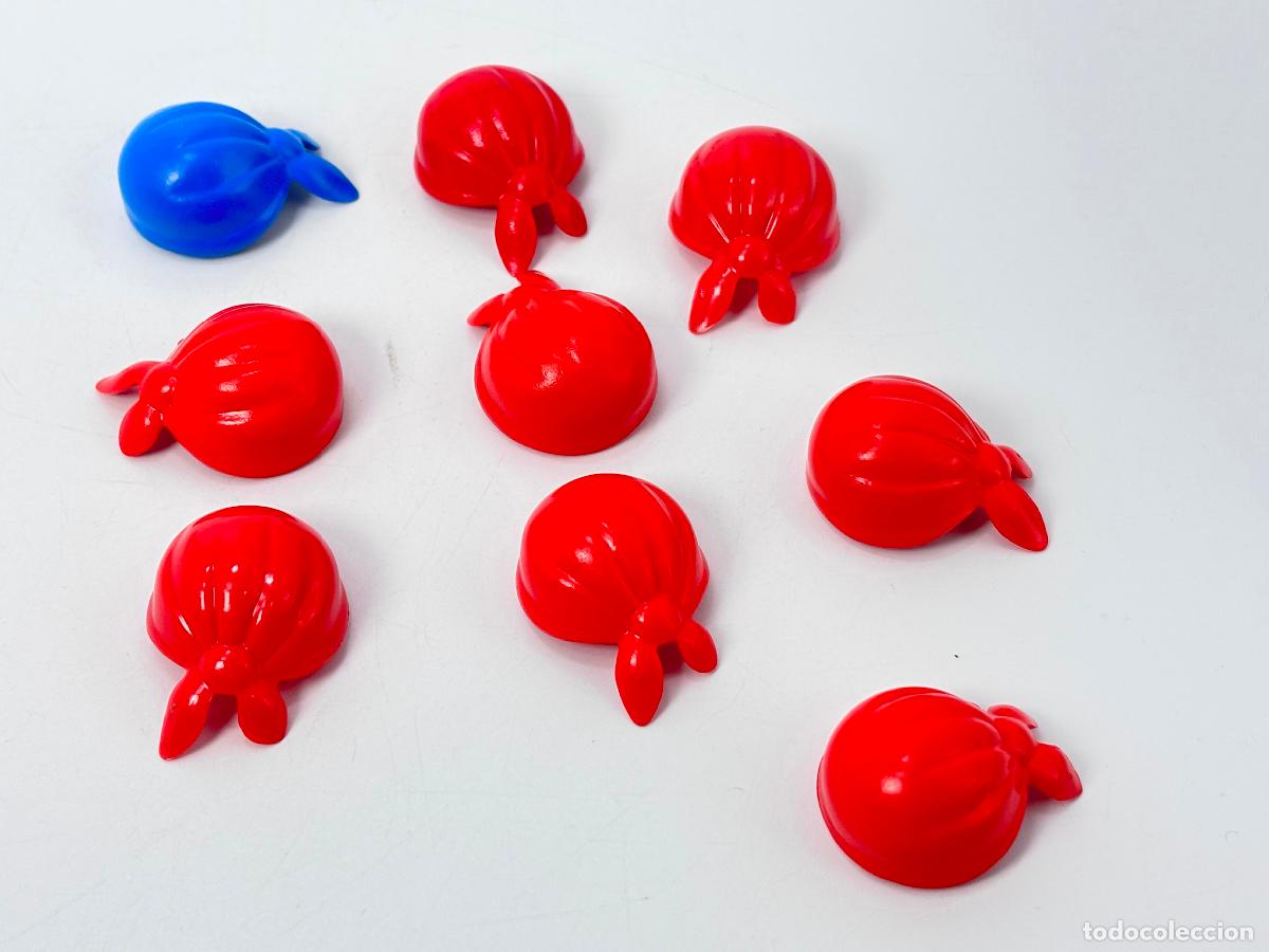 Playmobil: Playmobil lote pa&ntilde;uelo rojo azul