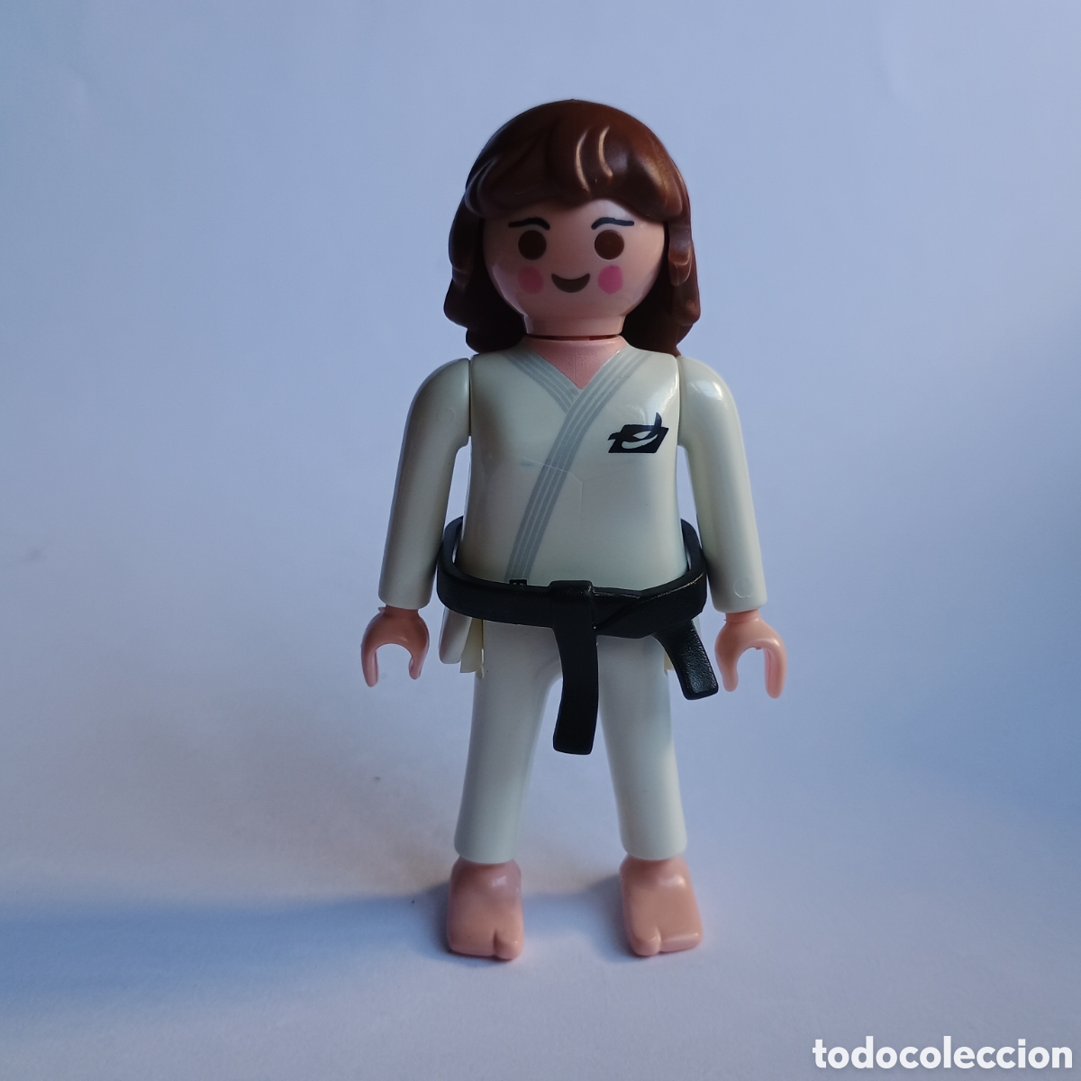 Playmobil: Playmobil figura mujer judo judoka k&aacute;rate