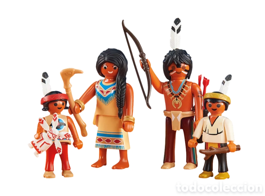 Playmobil: Playmobil 6322 familia nativa americana