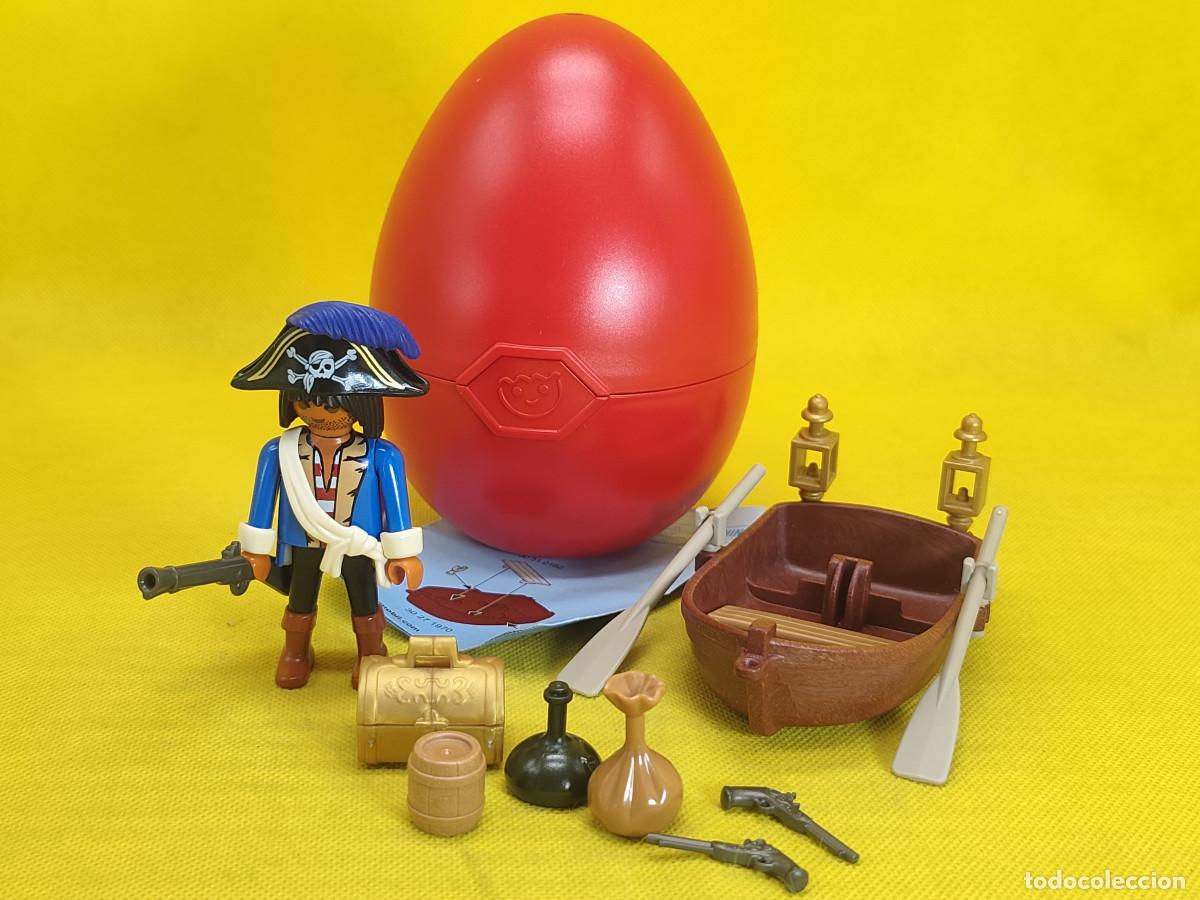 Playmobil: Playmobil Huevo Pirata con bote de remos REF 4942