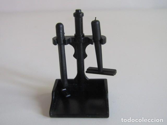 Playmobil: DIFICIL JUEGO ATIZADORES NEGROS PARA CHIMENEA VICTORIANA ANTIGUA PLAYMOBIL