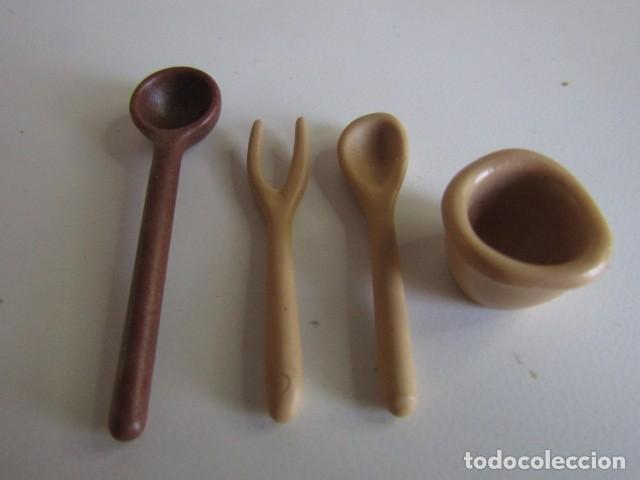 Playmobil: DIFICIL JUEGO DE UTENSILIOS DE COCINA POBLADO INDIO PLAYMOBIL