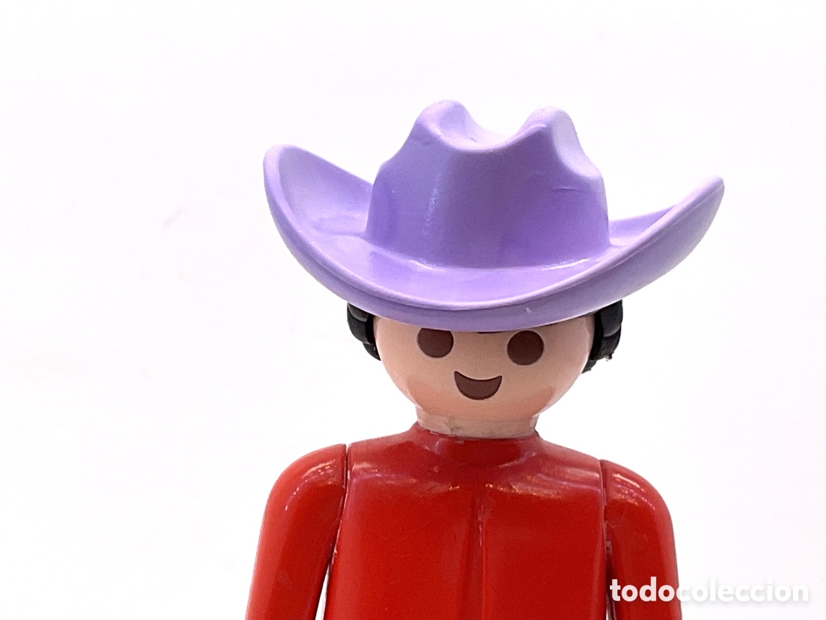 Playmobil: ACCESORIOS PLAYMOBIL. SOMBRERO COWBOY, VAQUERO. COLOR MORADO.