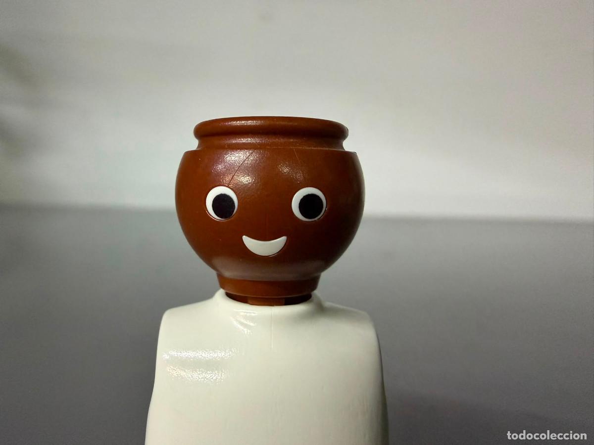 Playmobil: playmobil recambio cabeza negrito sonrisa - cuerpo no incluido