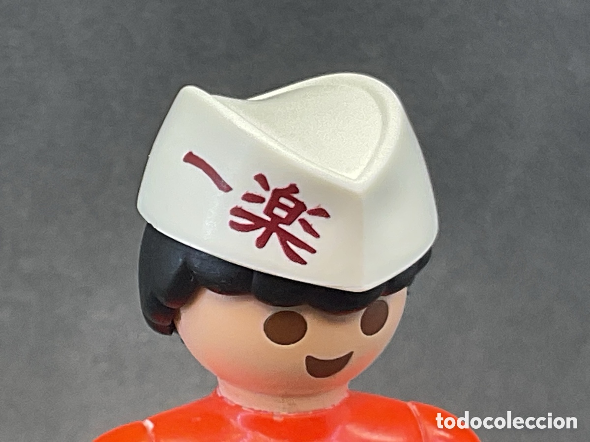 Playmobil: ACCESORIOS PLAYMOBIL. GORRO O TOCA DE COCINERO ASIATICO .