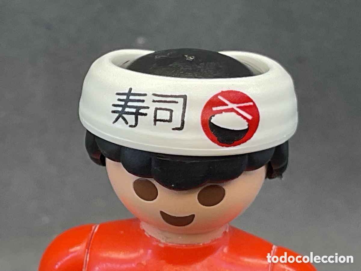 Playmobil: ACCESORIOS PLAYMOBIL. CINTA PARA EL PELO CON GRABADOS JAPONESES . REF COCINERO SUSHI.