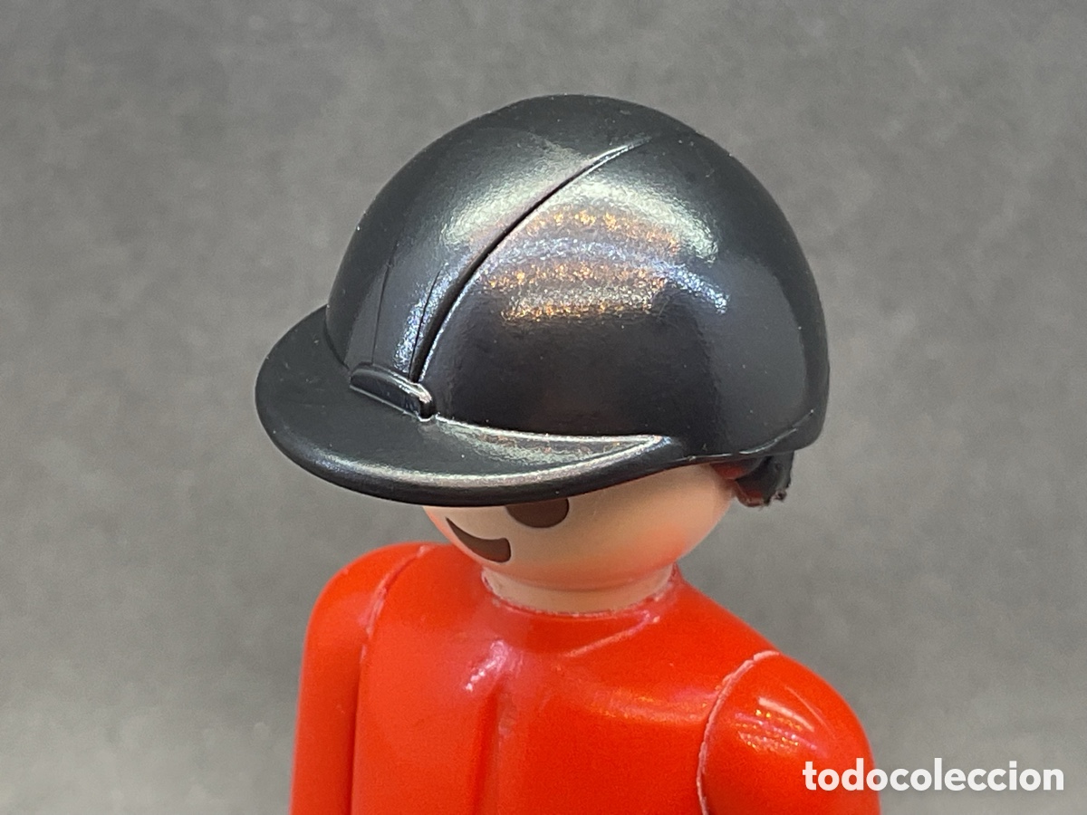 Playmobil: ACCESORIOS PLAYMOBIL. CASCO, GORRA, HIPICA COLOR NEGRO.