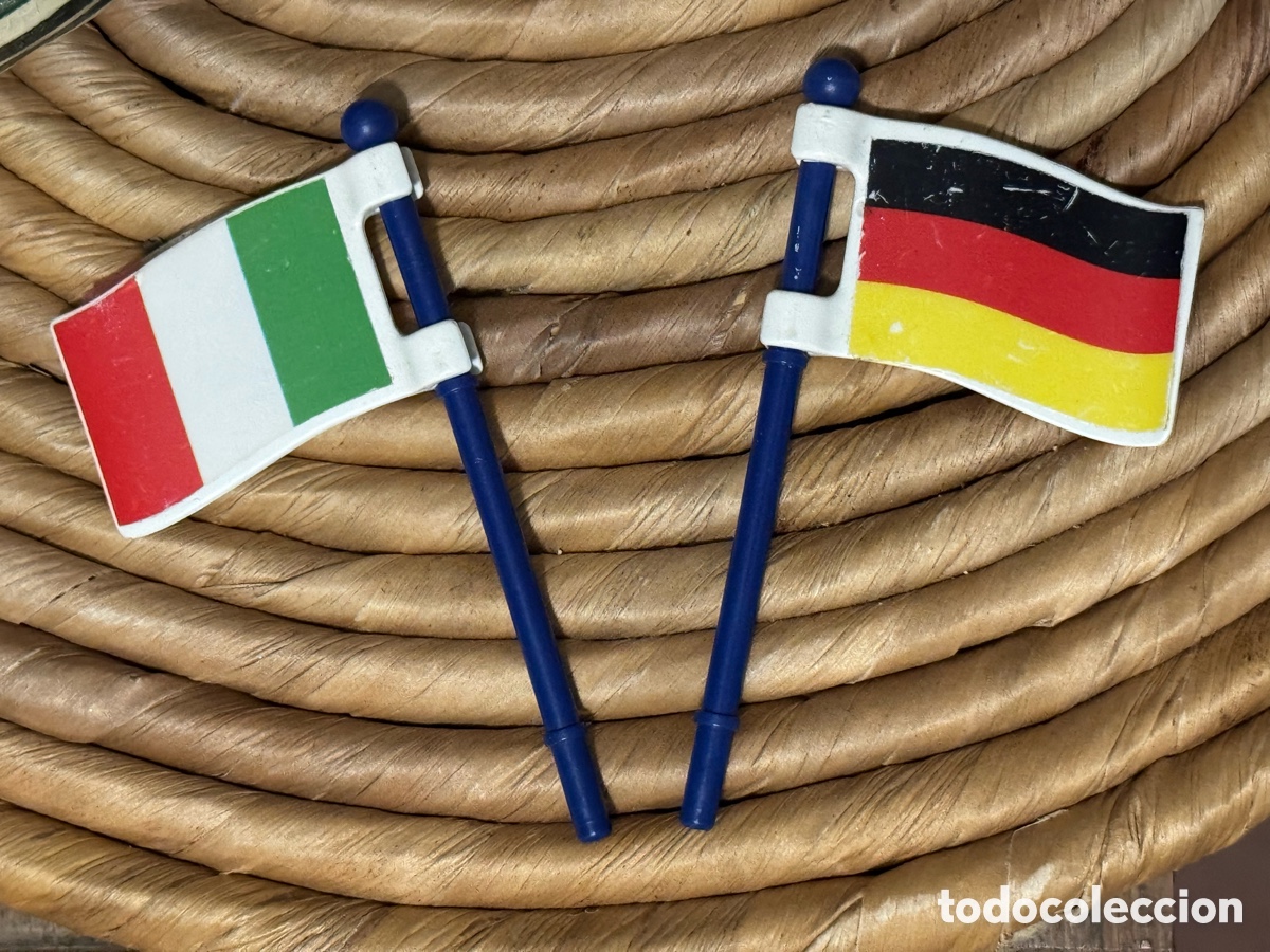 Playmobil: Lote Playmobil Banderas Italia y Alemania