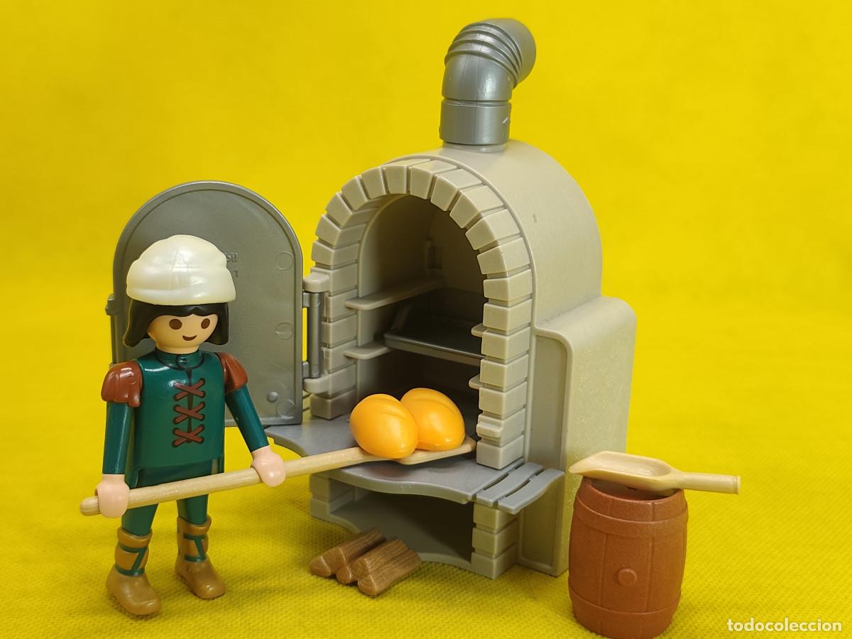 Playmobil: Playmobil Panadero medieval con horno, panadero para Bel&eacute;n
