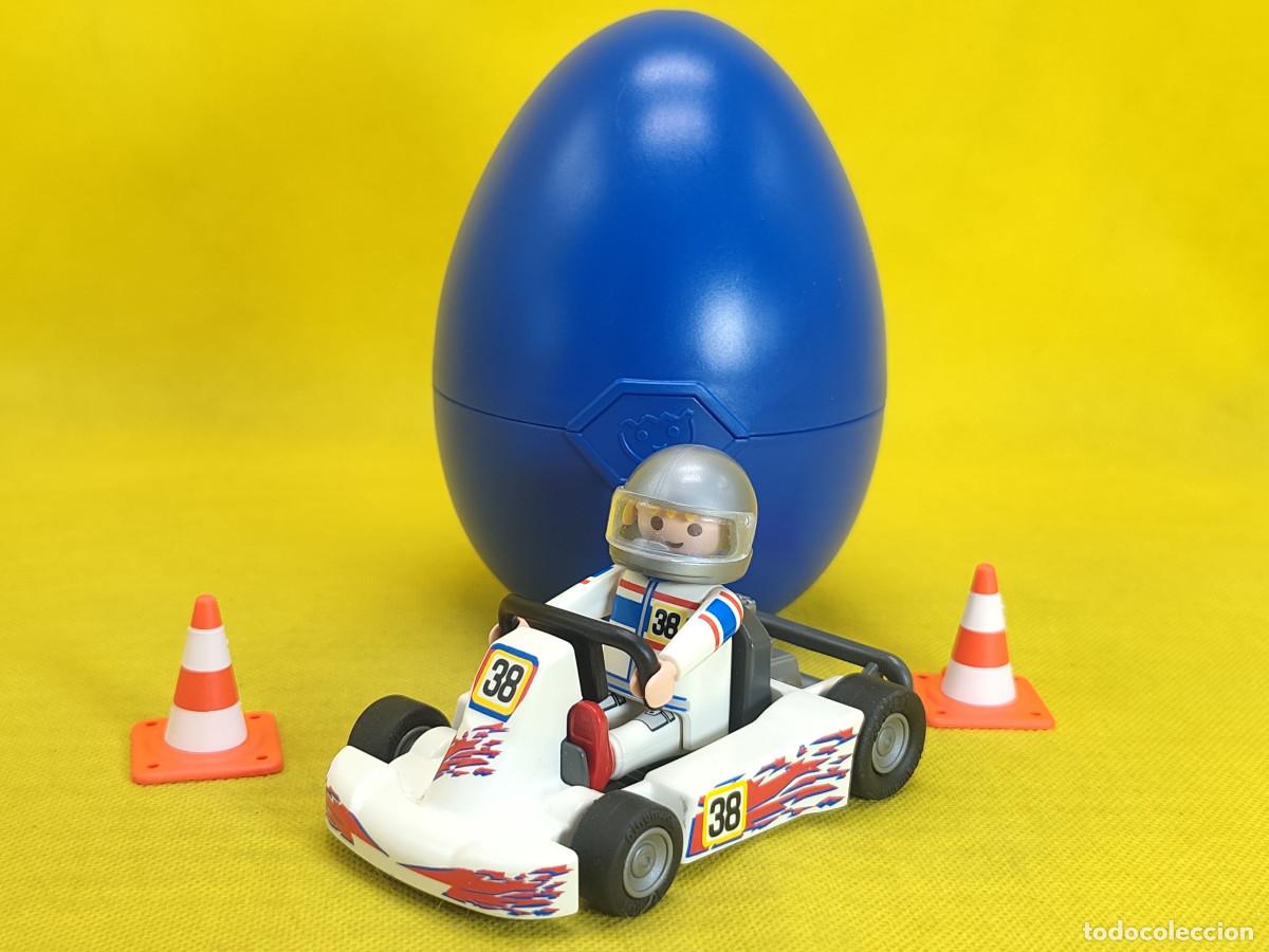 Playmobil: Playmobil Huevo piloto con Kart REF 4932