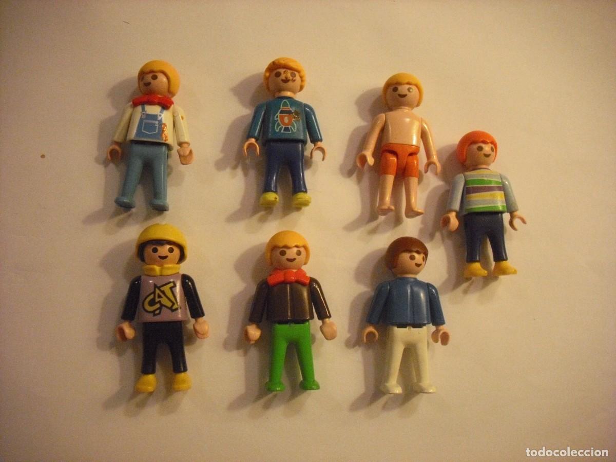 Playmobil: PLAYMOBIL, LOTE DE 7 NI&Ntilde;OS