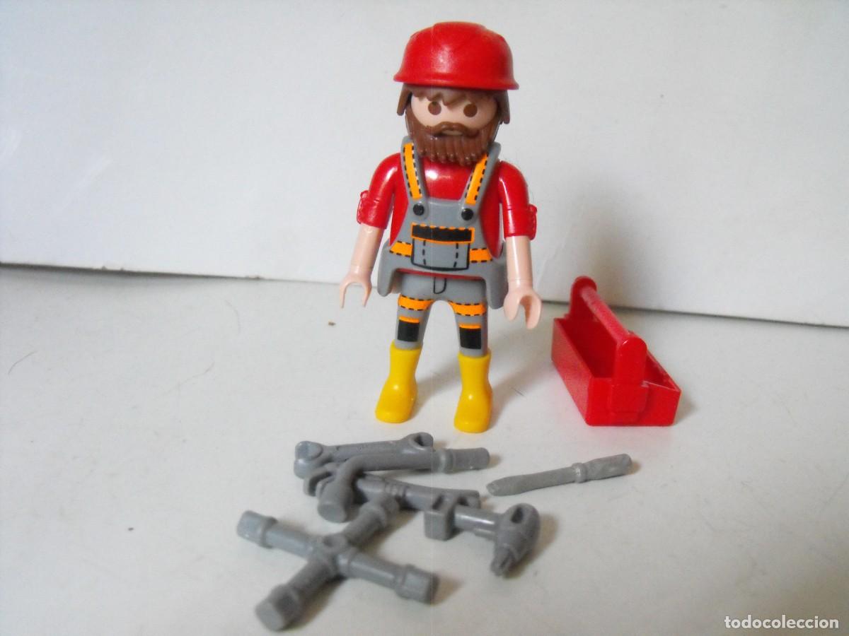 Playmobil: PLAYMOBIL. Figura de obrero.