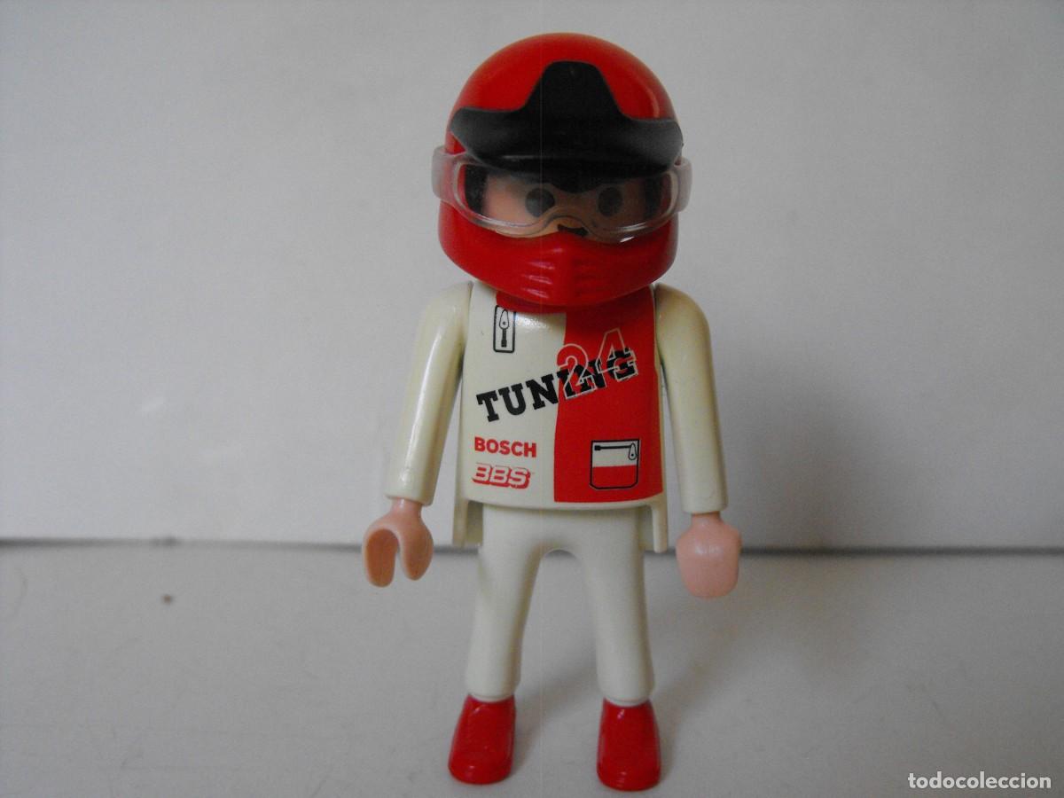 Playmobil: PLAYMOBIL. Figura de piloto de competici&oacute;n.