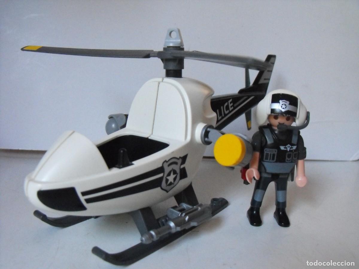 Playmobil: PLAYMOBIL. Helic&oacute;ptero de la policia. De la ref. 5916.