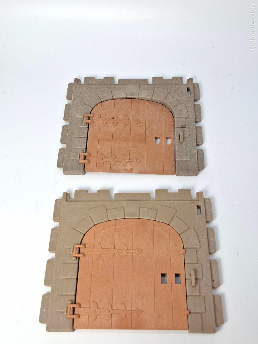 Playmobil: Playmobil lote puerta Castillo casa medieval