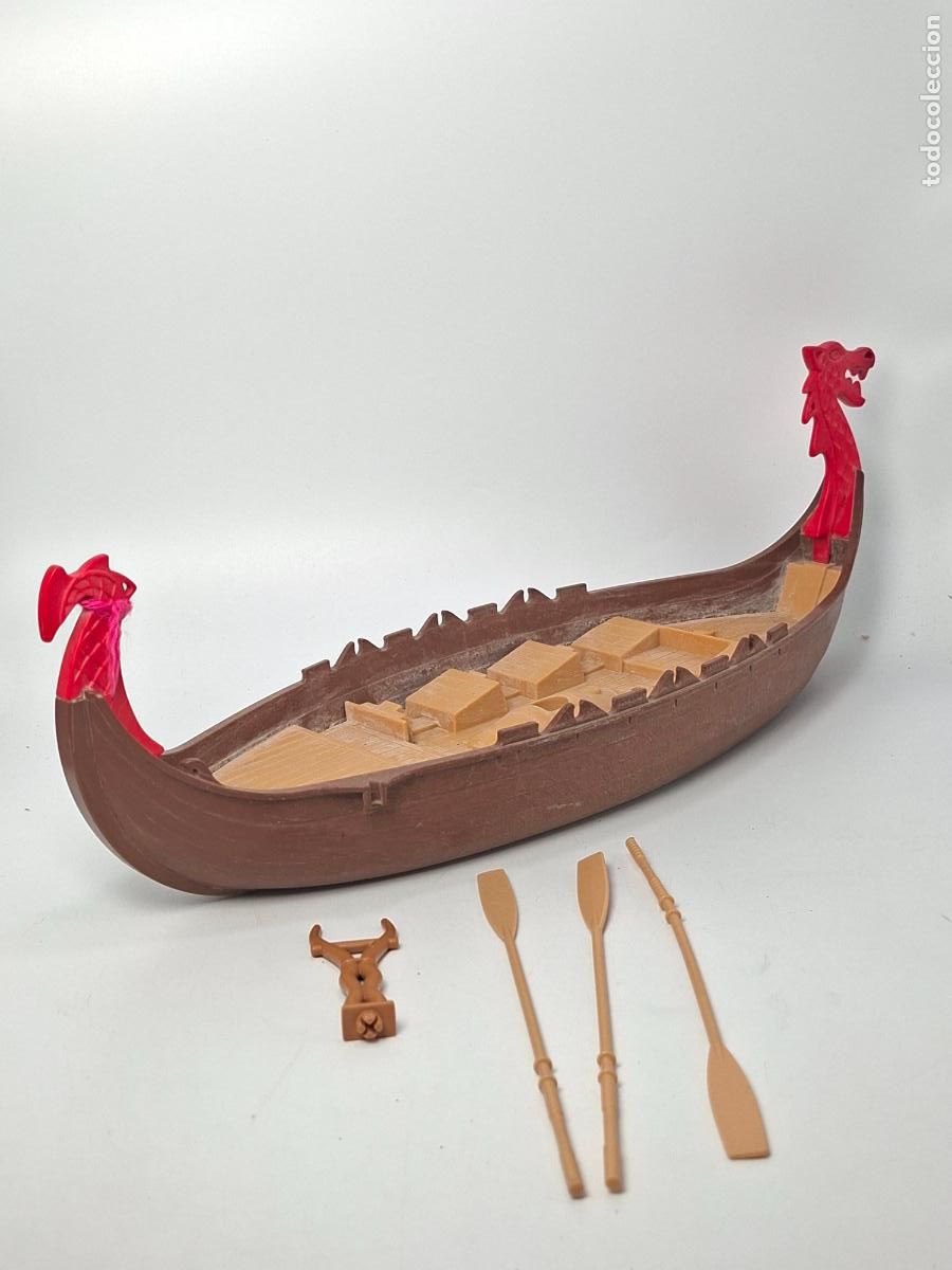 Playmobil: Playmobil 3150 barca vikingo con remos