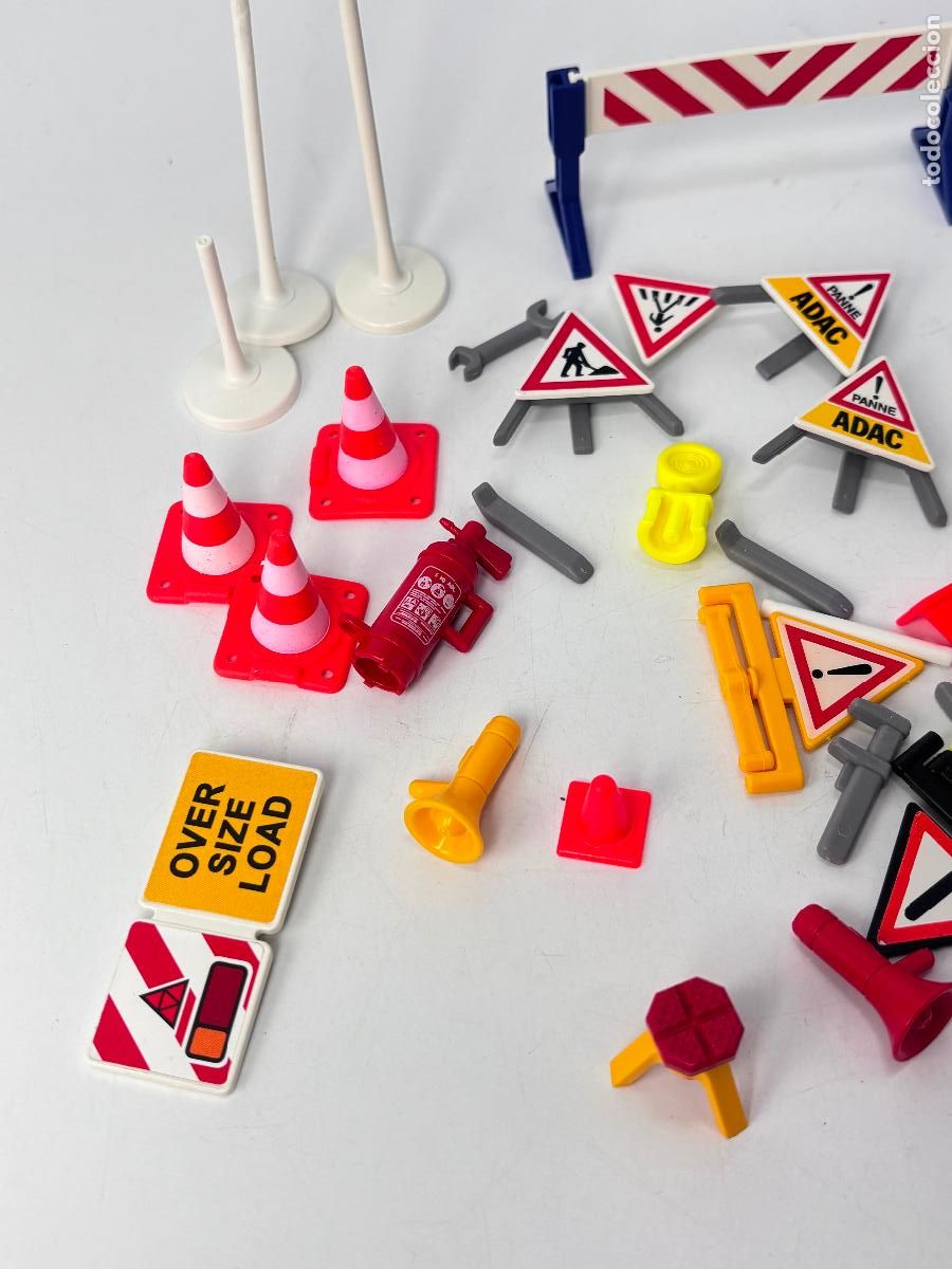 Playmobil: Playmobil se&ntilde;al obra tri&aacute;ngulo se&ntilde;al cono - Foto 4