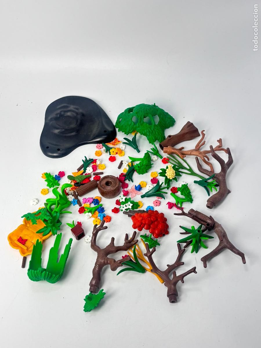 Playmobil: Playmobil lote base &aacute;rbol planta tronco