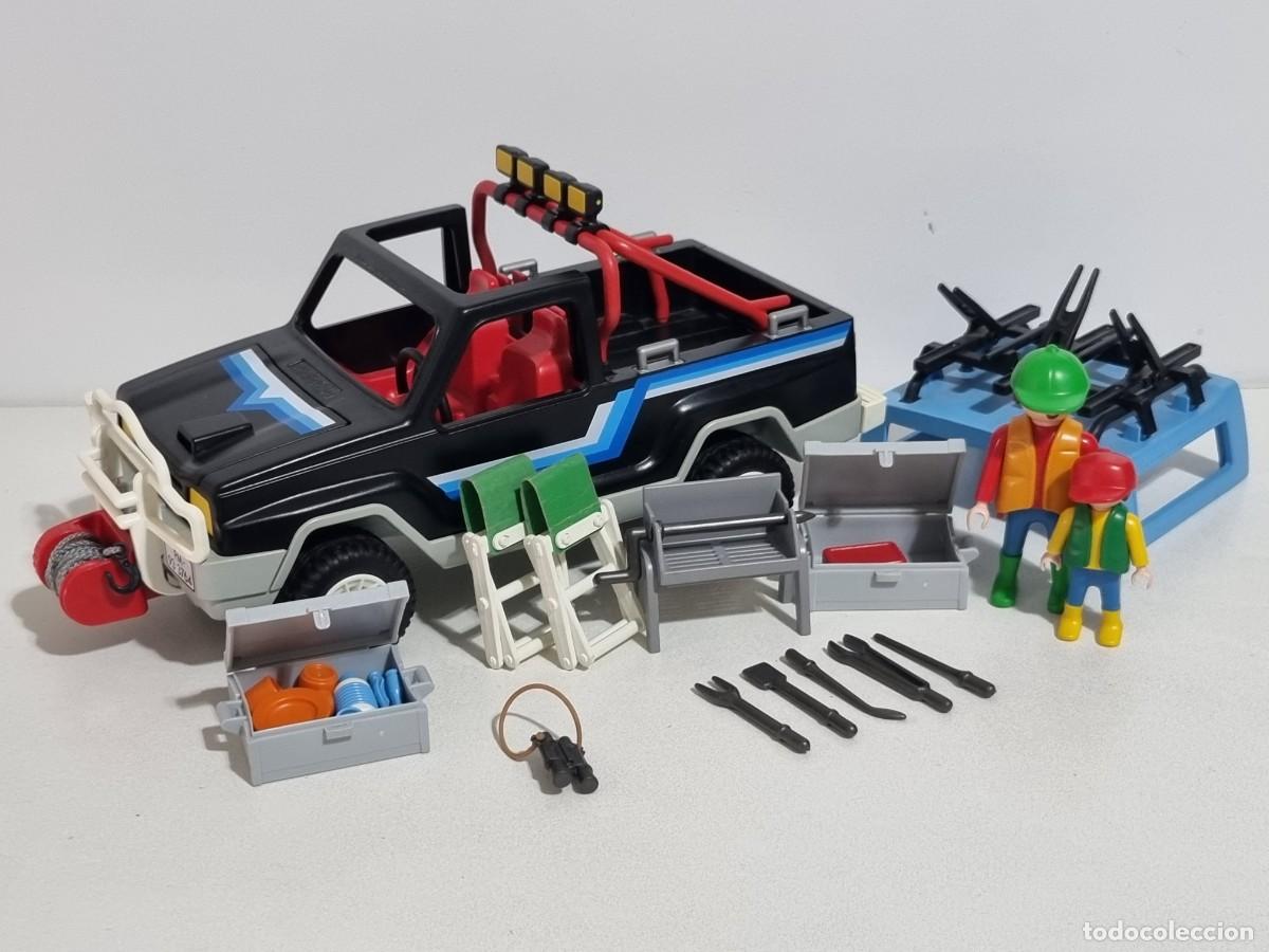 Playmobil: Playmobil 3764 Vehiculo Todoterreno Coche 4x4 Jeep Camping Campista Acampada