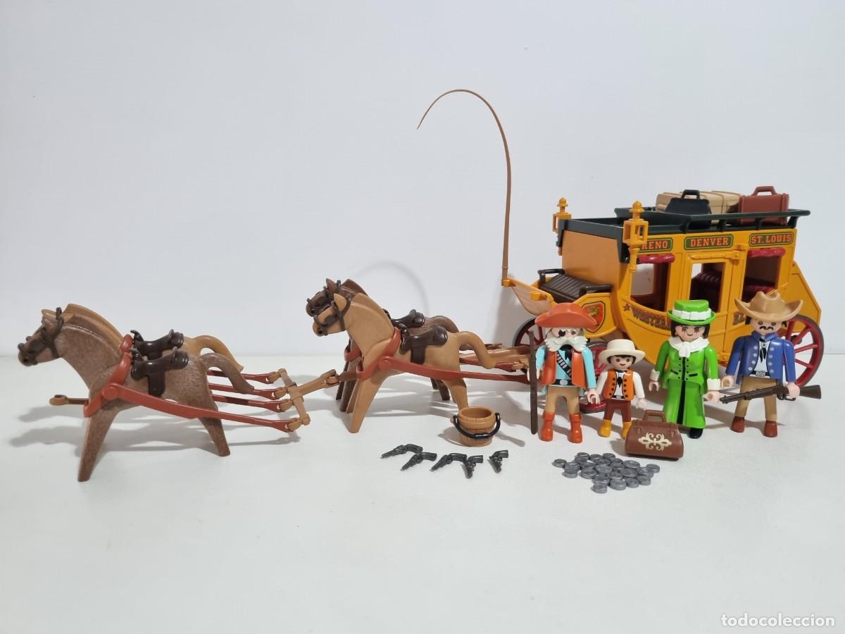 Playmobil: Playmobil 3803 Diligencia Carreta Naranja Denver Reno St.Louis Oeste Western