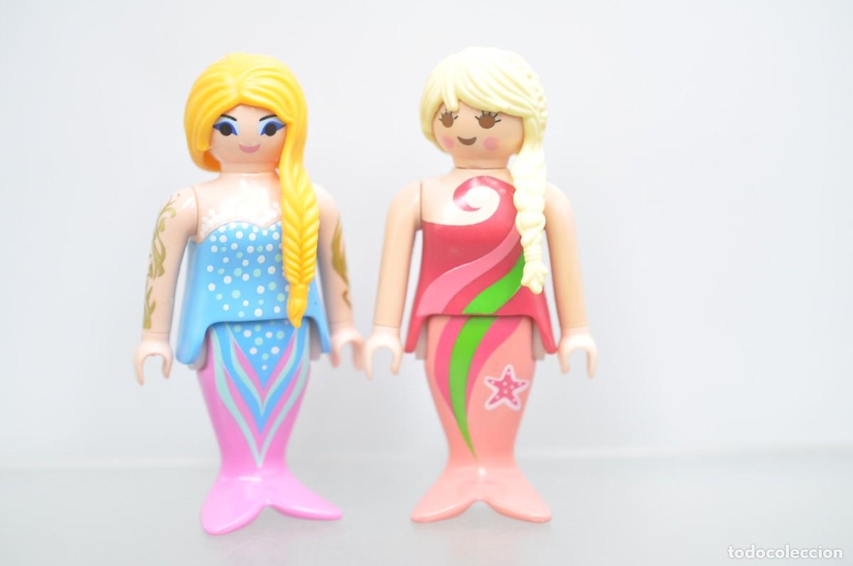 Playmobil: WSK076 Playmobil, figura mujer, 2 sirenas