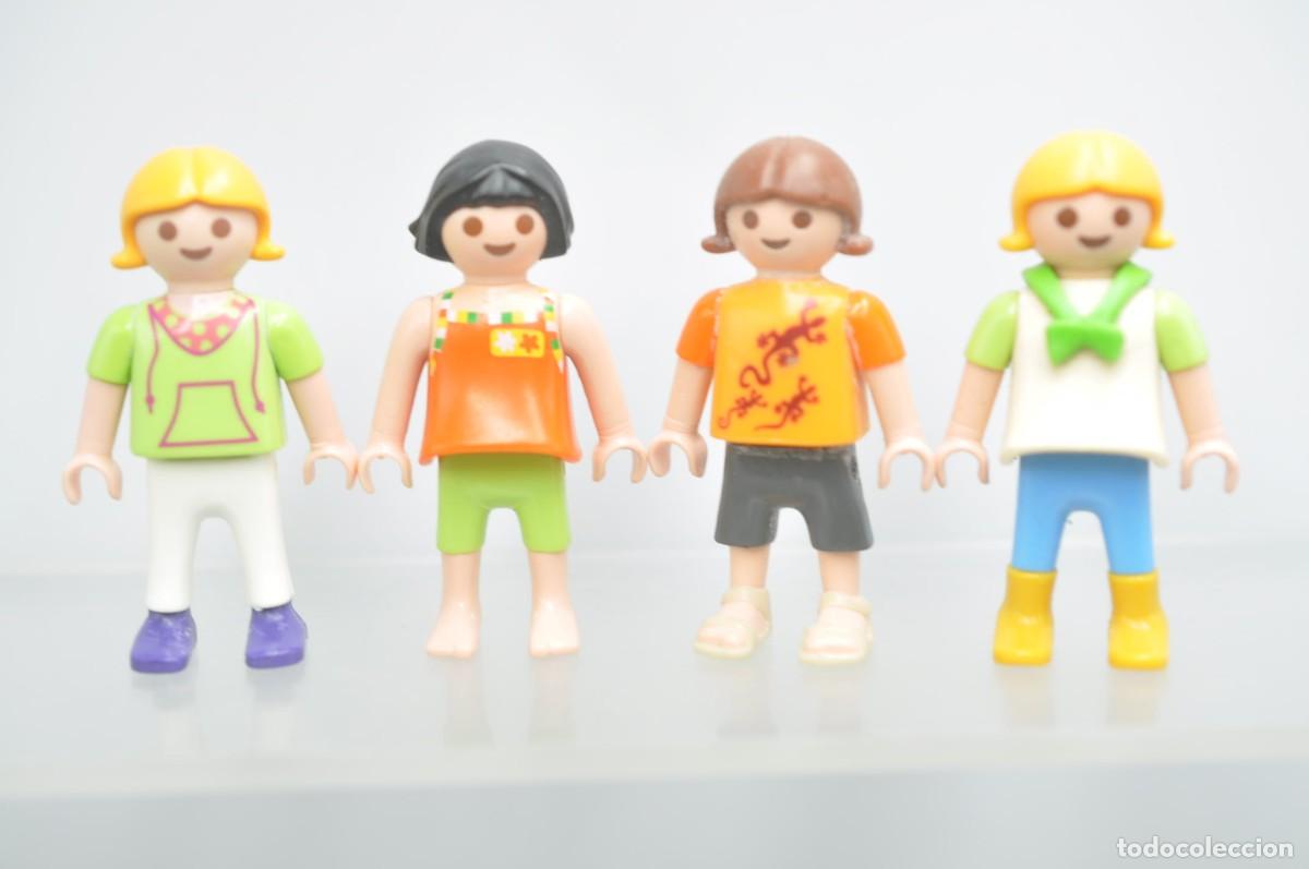 Playmobil: WSK076 Playmobil, 4 figuras ni&ntilde;os
