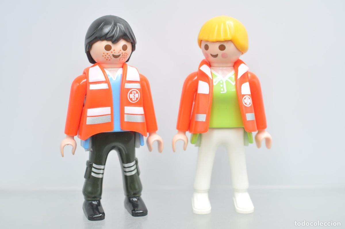 Playmobil: wsk076 Playmobil, figuras ambulancia