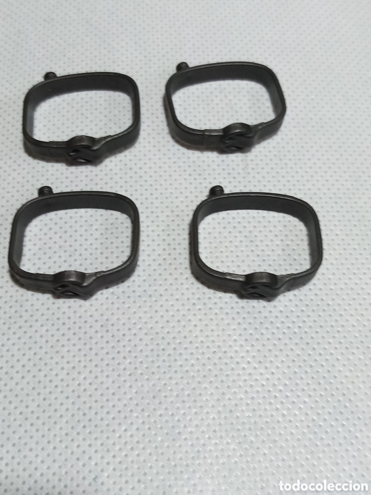 Playmobil: Playmobil lote 4 cintur&oacute;n gris oscuro