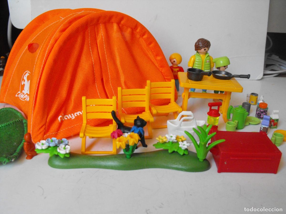 Playmobil: PLAYMOBIL. Camping. Tienda de campa&ntilde;a. De la ref. 5432, 5435.
