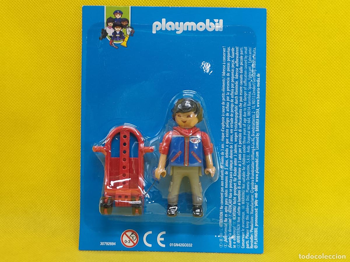 Playmobil: Playmobil Repartidor con carretilla, colecci&oacute;n planeta profesiones