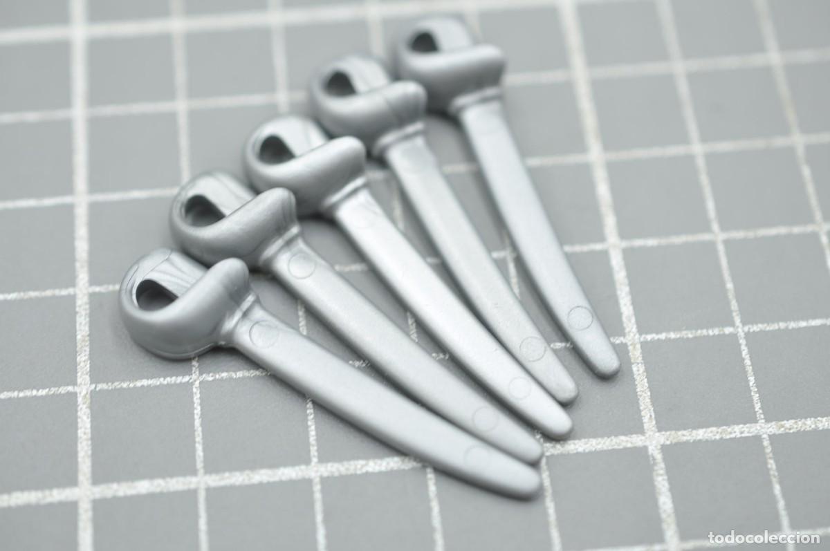Playmobil: wsk104 Playmobil, 5 sables plateados