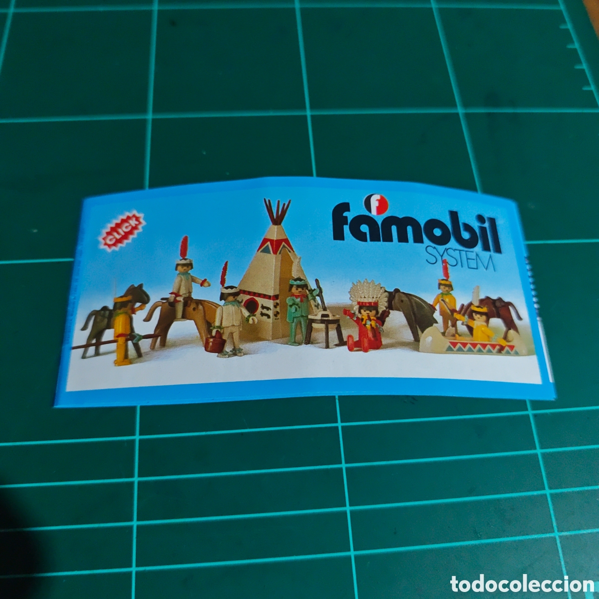 Playmobil: Cat&aacute;logo folleto famobil 1974 portada indios