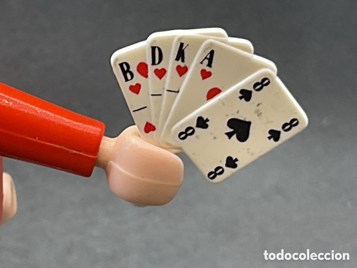 Playmobil: ACCESORIO PLAYMOBIL. CARTAS, NAIPES. REF OESTE.