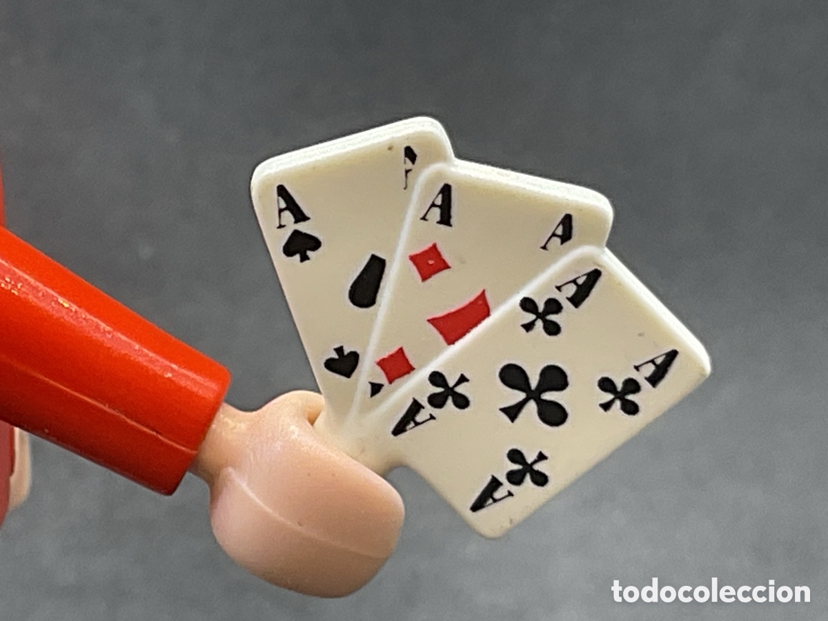 Playmobil: ACCESORIO PLAYMOBIL. CARTAS, NAIPES. REF OESTE.
