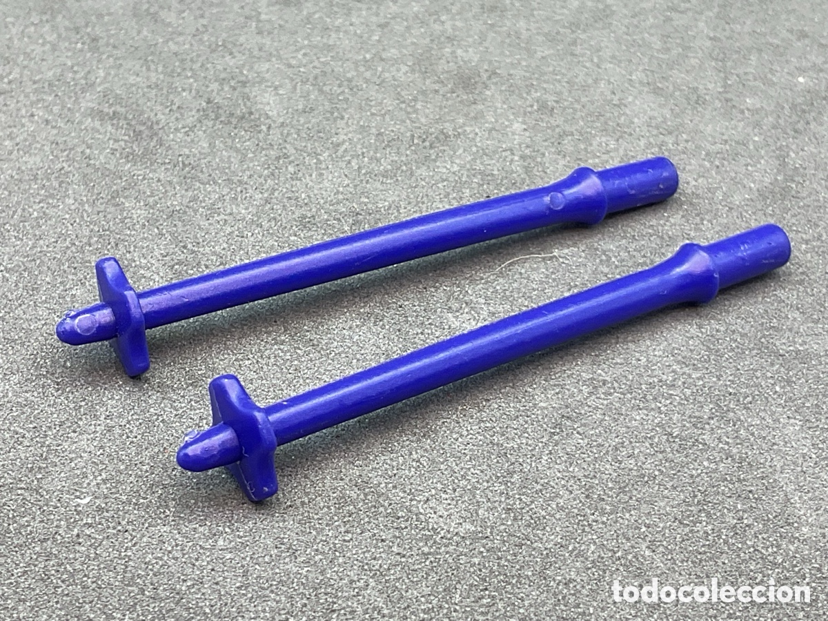 Playmobil: ACCESORIOS PLAYMOBIL. BASTONES DE ESQU&Iacute;. COLOR AZUL.